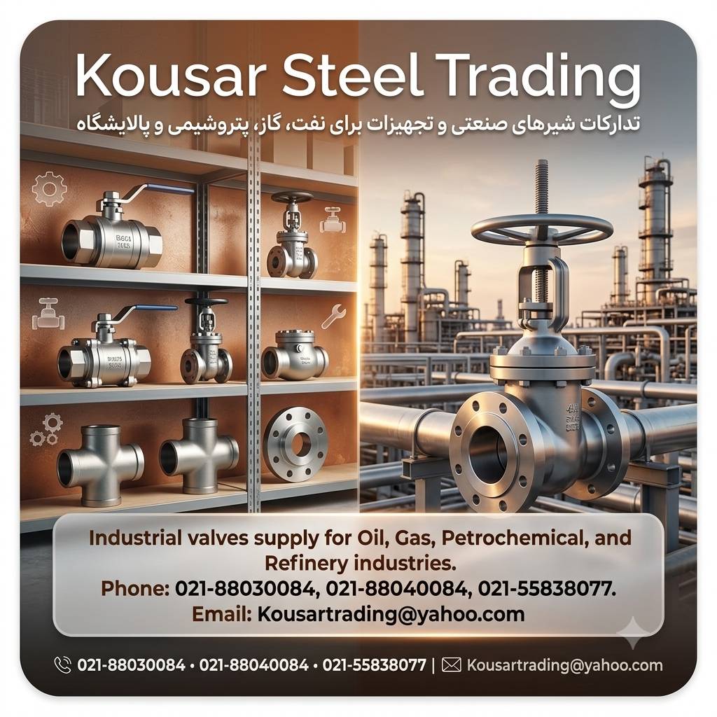 VALVES – شیر های صنعتی