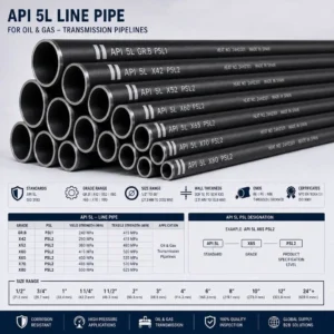 لوله‌های خطوط انتقال (API 5L)