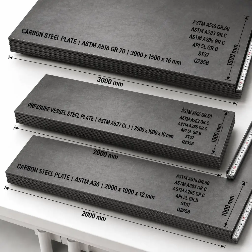 ورقهای فولادی و کربن استیل (Carbon Steel Plate)