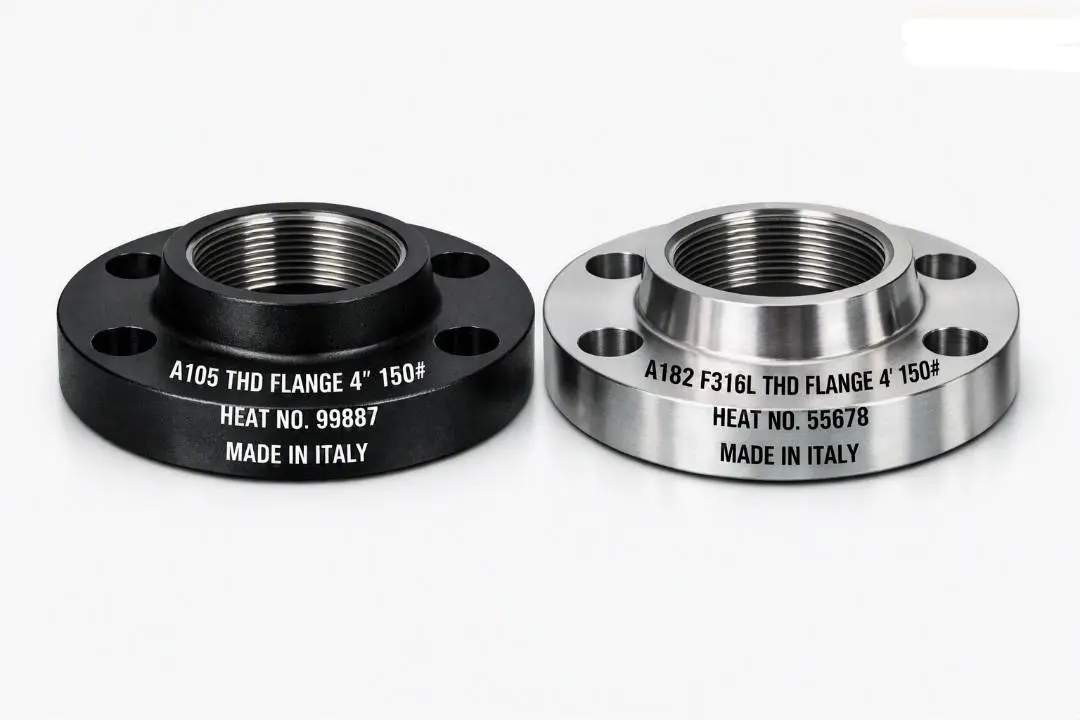 فلنج رزوهای صنعتی (Threaded Flange)